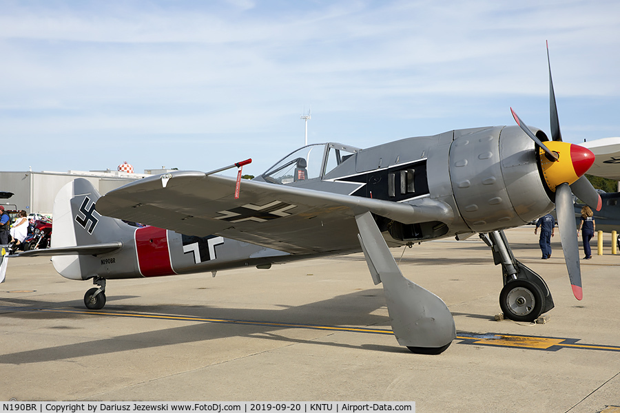 N190BR, Focke-Wulf Fw-190-A8 Replica C/N 005, Focke-Wulf Fw-190A-8 (replica)  C/N 5, N190BR
