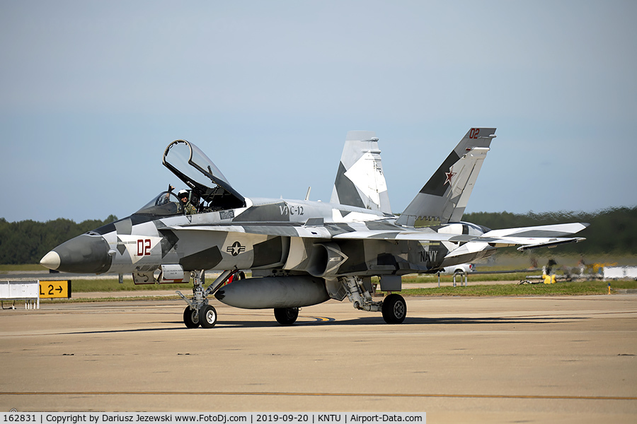 162831, McDonnell Douglas F/A-18A+ Hornet C/N 347/A290, F/A-18A Hornet 162831 AF-02 from VFC-12 