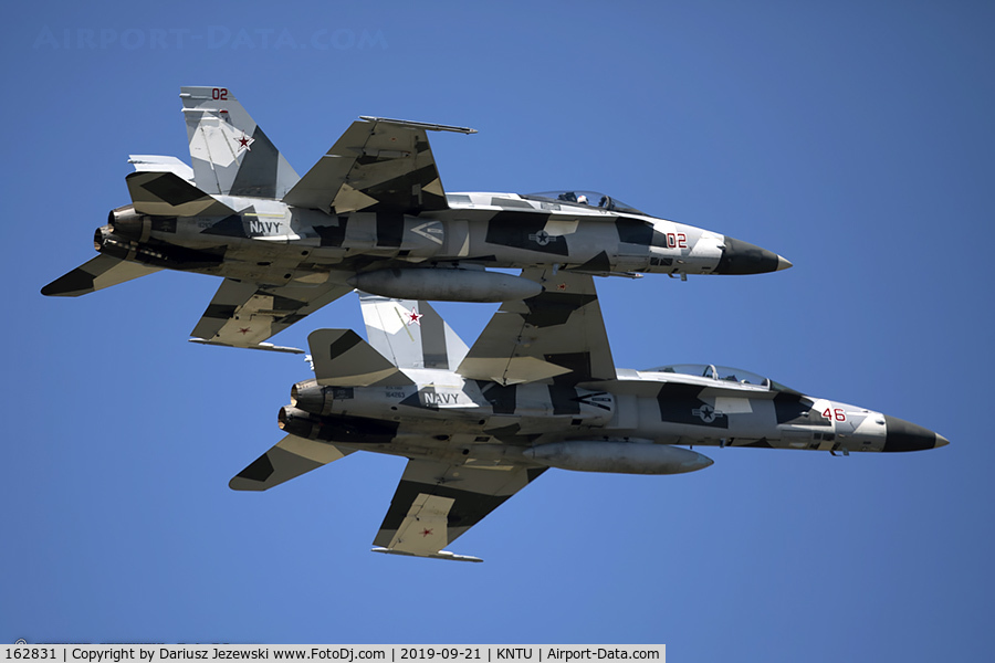 162831, McDonnell Douglas F/A-18A+ Hornet C/N 347/A290, F/A-18A Hornet 162831 AF-02 from VFC-12 