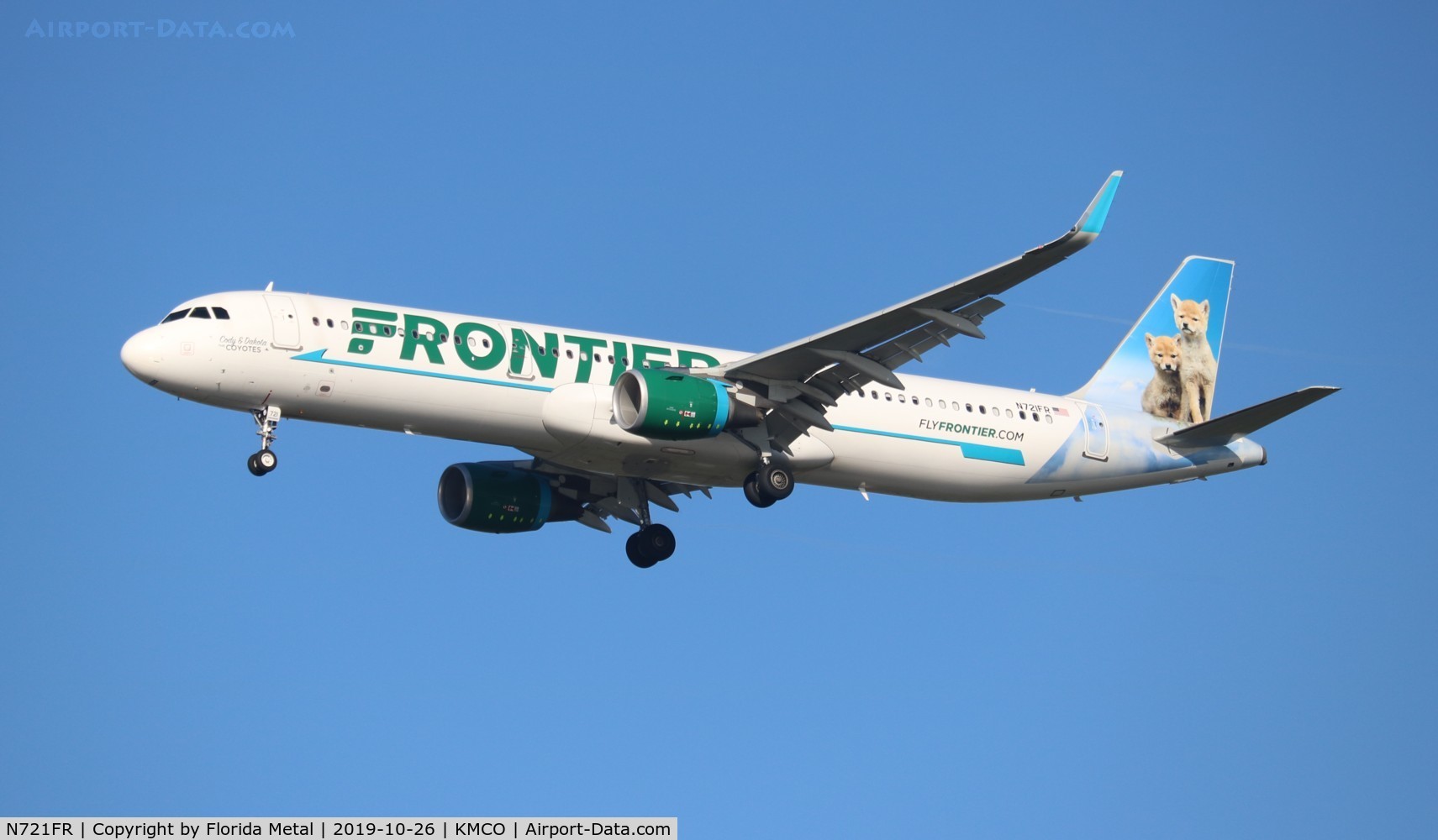 N721FR, 2017 Airbus A321-211 C/N 7884, Frontier