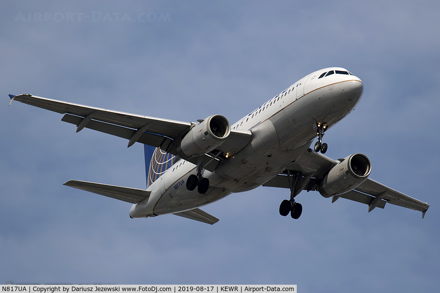 N817UA, 1998 Airbus A319-131 C/N 873, Airbus A319-131 - United Airlines  C/N 873, N817UA