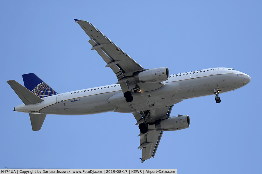 N474UA, 2001 Airbus A320-232 C/N 1475, Airbus A320-232 - United Airlines  C/N 1475, N474UA