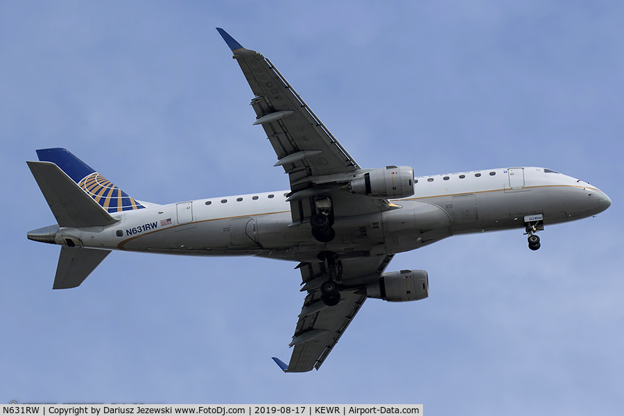 N631RW, 2004 Embraer 170SE (ERJ-170-100SE) C/N 17000007, Embraer 170SE (ERJ-170-100SE) - United Express (Republic Airlines)  C/N 17000007, N631RW