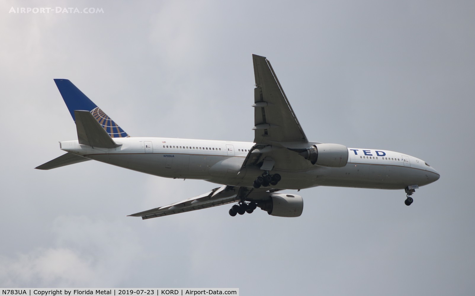 N783UA, 1997 Boeing 777-222/ER C/N 26950, United