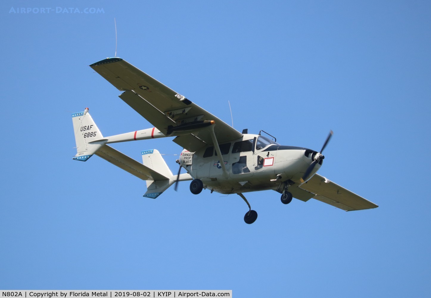 N802A, 1968 Cessna O-2A (M337B) Super Skymaster Super Skymaster C/N 337M-0174, Super skymaster