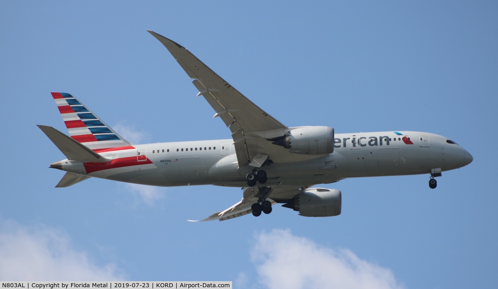 N803AL, 2015 Boeing 787-8 Dreamliner Dreamliner C/N 40621, American