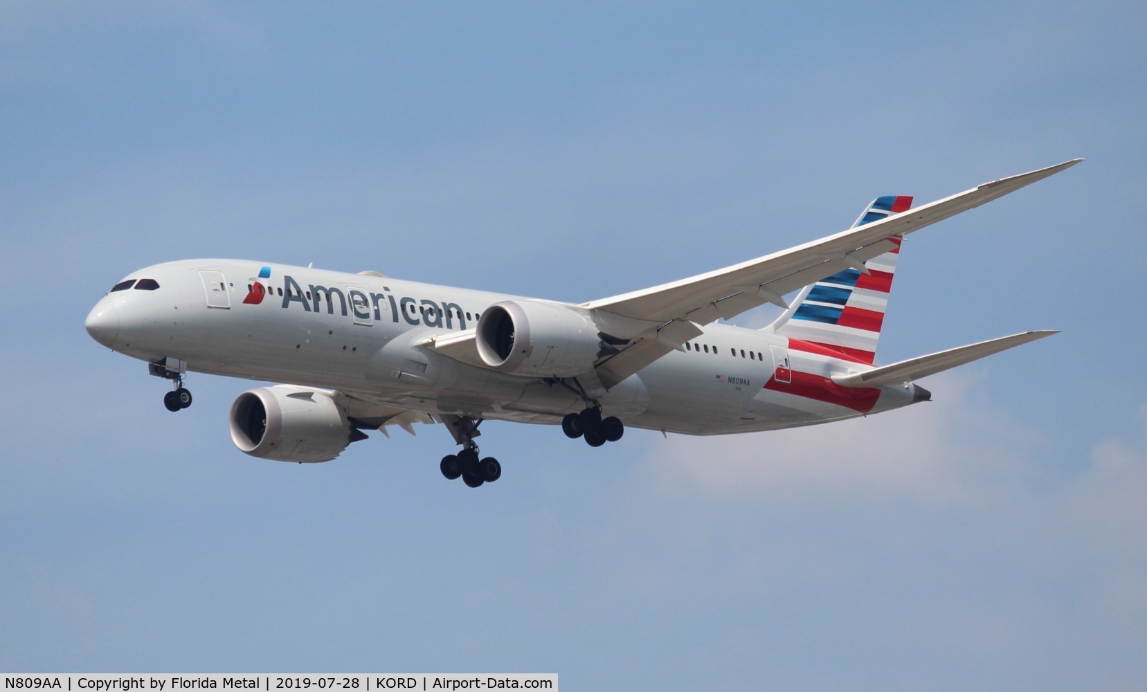 N809AA, 2015 Boeing 787-8 Dreamliner C/N 40627, American