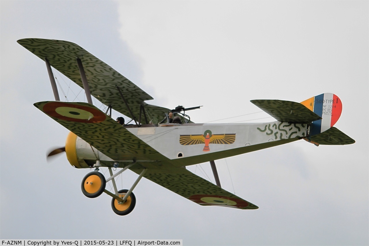 F-AZNM, 1915 Sopwith 1½ Strutter 1B2 C/N 2897, Sopwith 1 12 Strutter 1B2, On display, La Ferté-Alais (LFFQ) Air show 2015