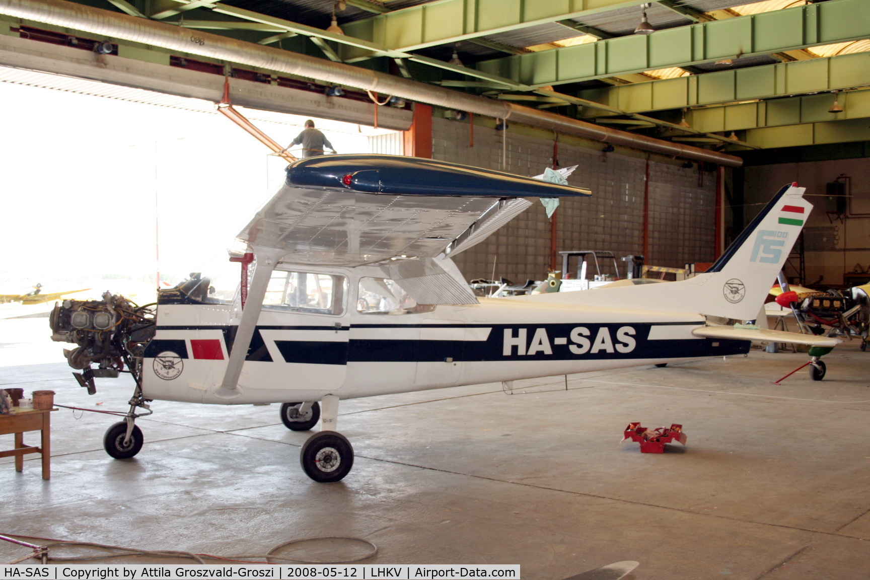HA-SAS, 1978 Cessna 172N C/N 17270622, LHKV - Kaposujlak Airport, Hungary