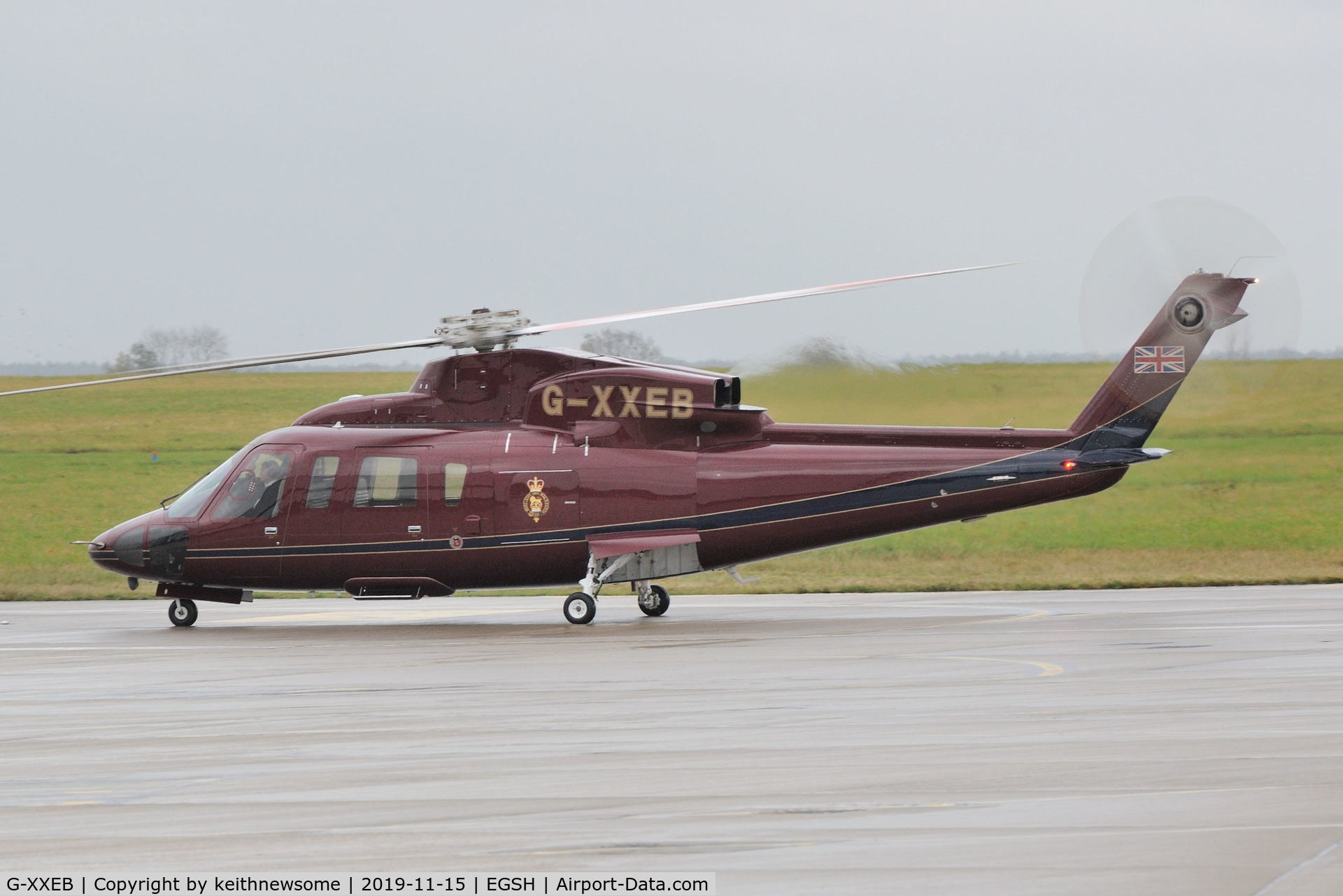 G-XXEB, 2009 Sikorsky S-76C C/N 760753, Surprise Visitor.