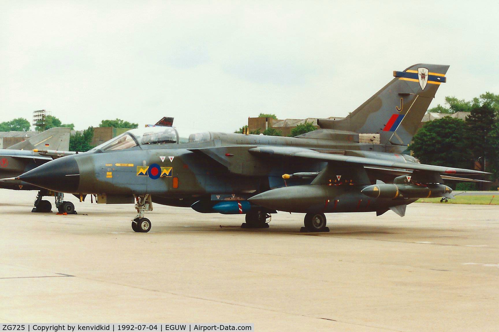 ZG725, 1990 Panavia Tornado GR.1A C/N 828/BS182/3399, At the Phantom Phinale photocall.