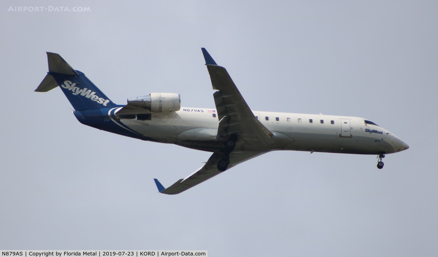 N879AS, 2002 Bombardier CRJ-200ER (CL-600-2B19) C/N 7600, Skywest