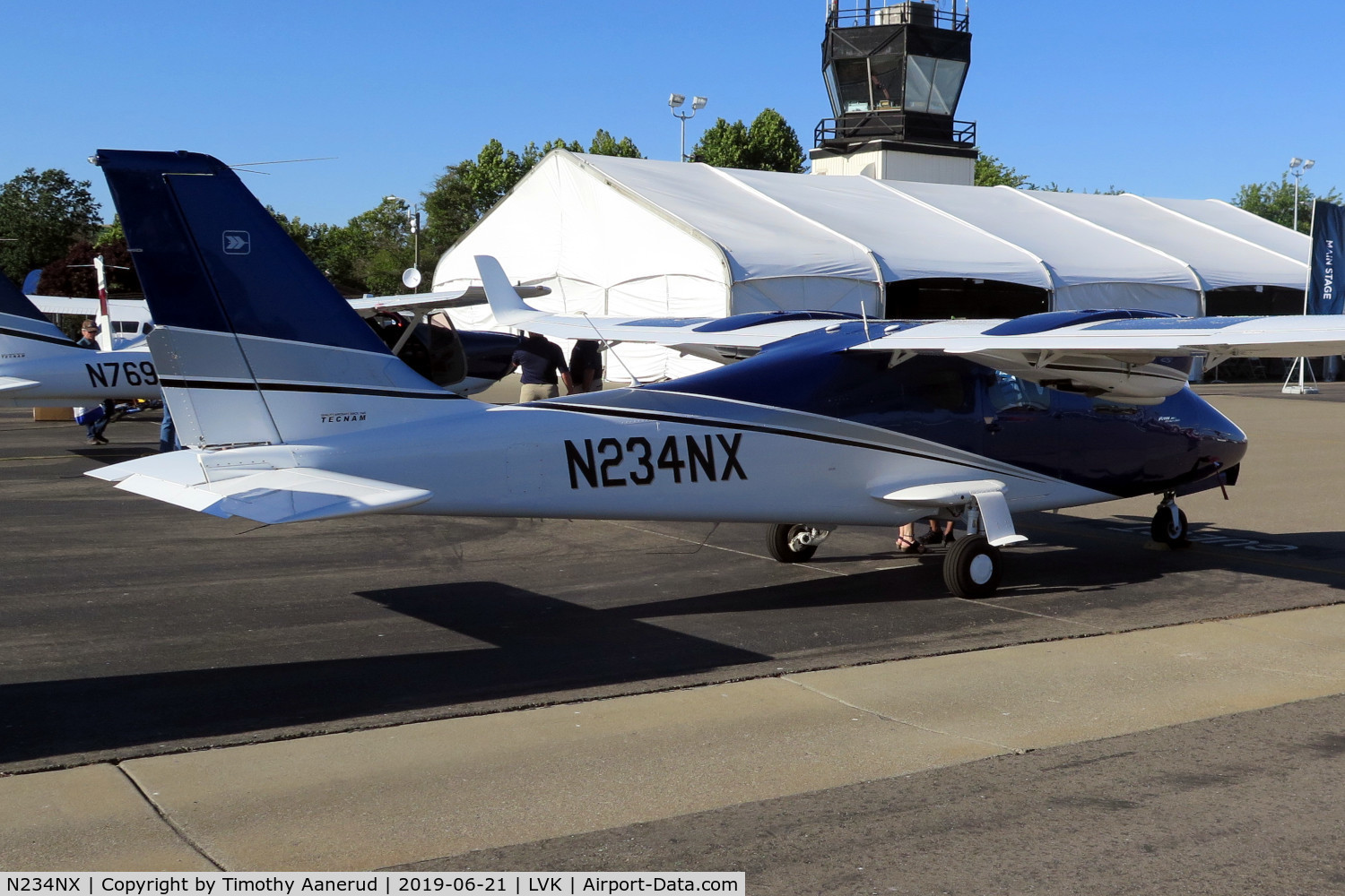 N234NX, 2018 Tecnam P-2006T C/N 234/US, 2018 Tecnam P-2006T, c/n: 234/US, 2019 AOPA Livermore Fly-In