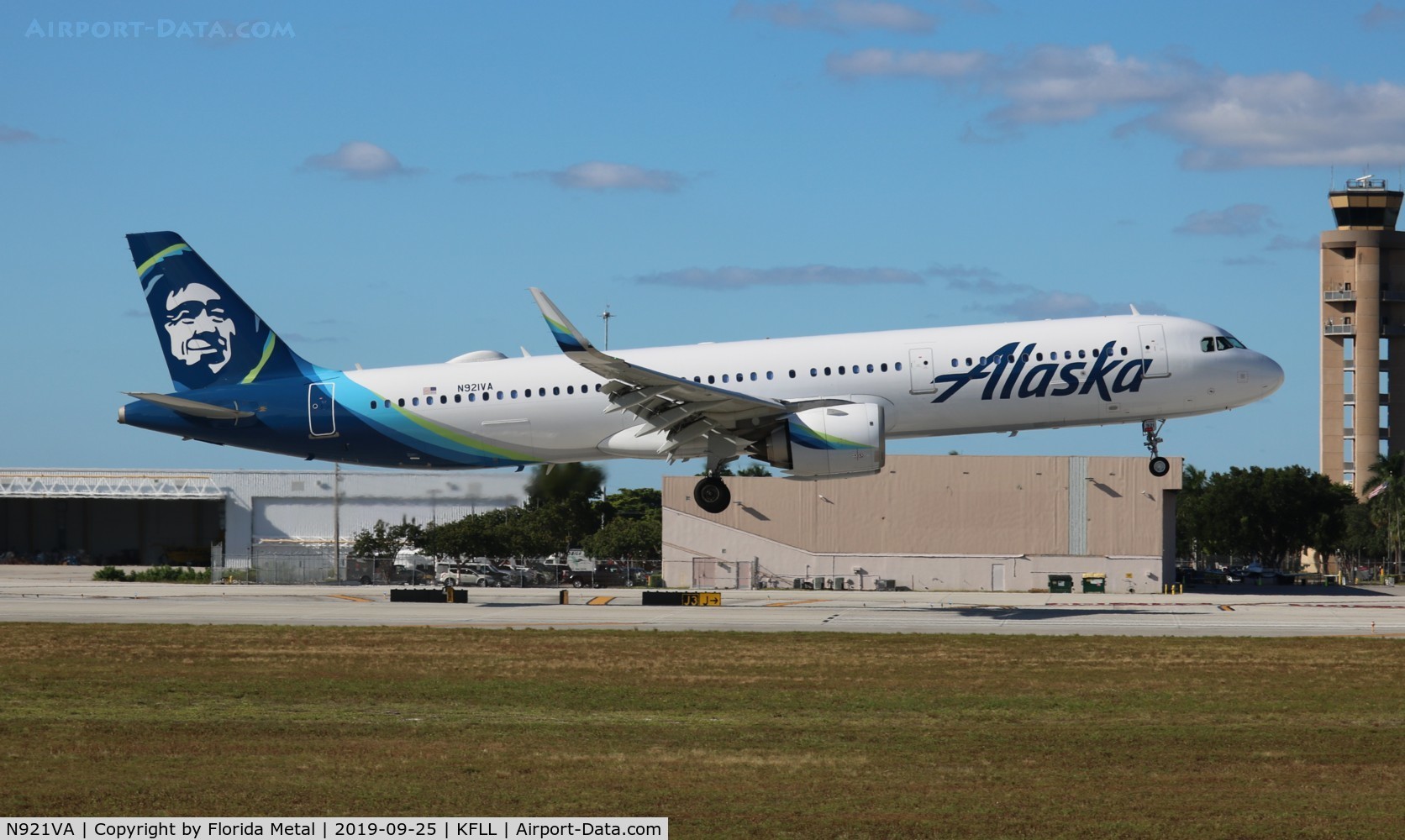 N921VA, 2017 Airbus A321-253N C/N 7589, Alaska