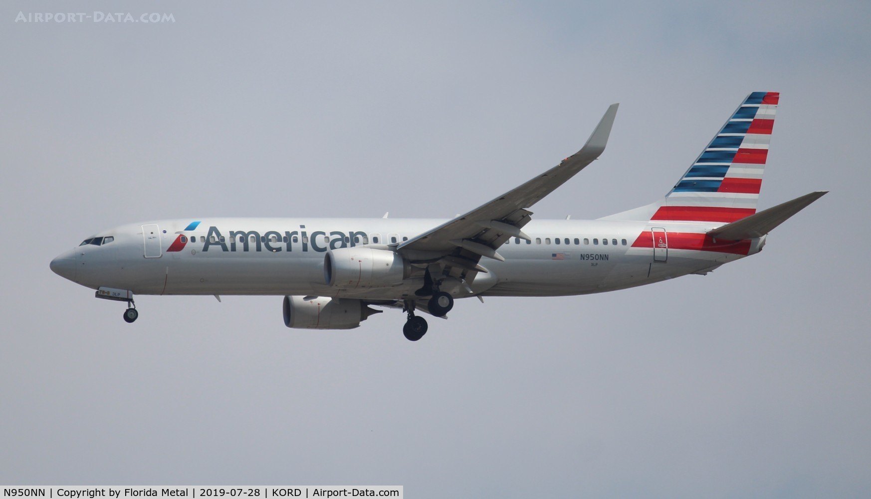 N950NN, 2014 Boeing 737-823 C/N 31194, American