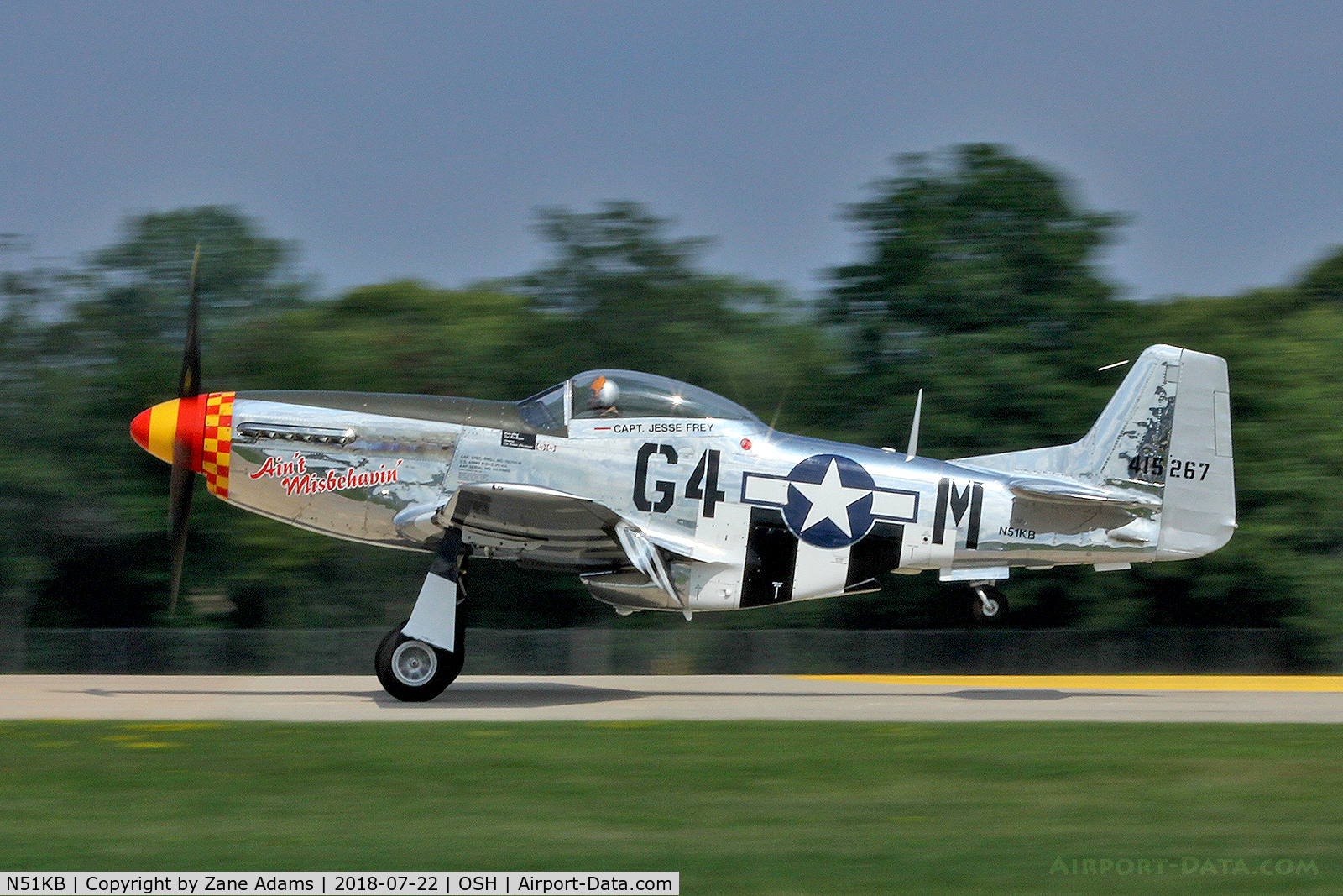 N51KB, 1961 North American F-51D Mustang C/N 44-74009, At the 2018 EAA AirVenture - Oshkosh, WI