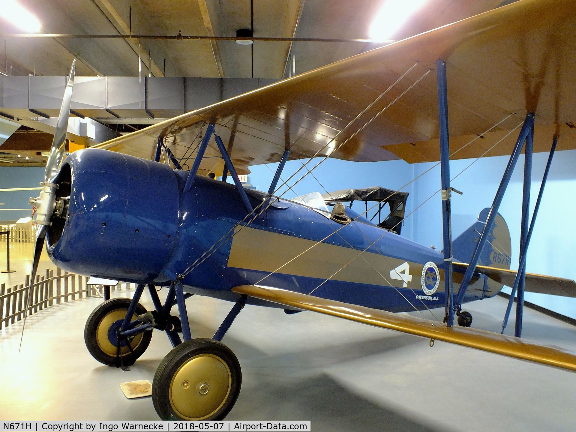 N671H, 1929 Travel Air D-4000 C/N 1266, Travel Air D-4000 at the Science Museum Oklahoma, Oklahoma City OK
