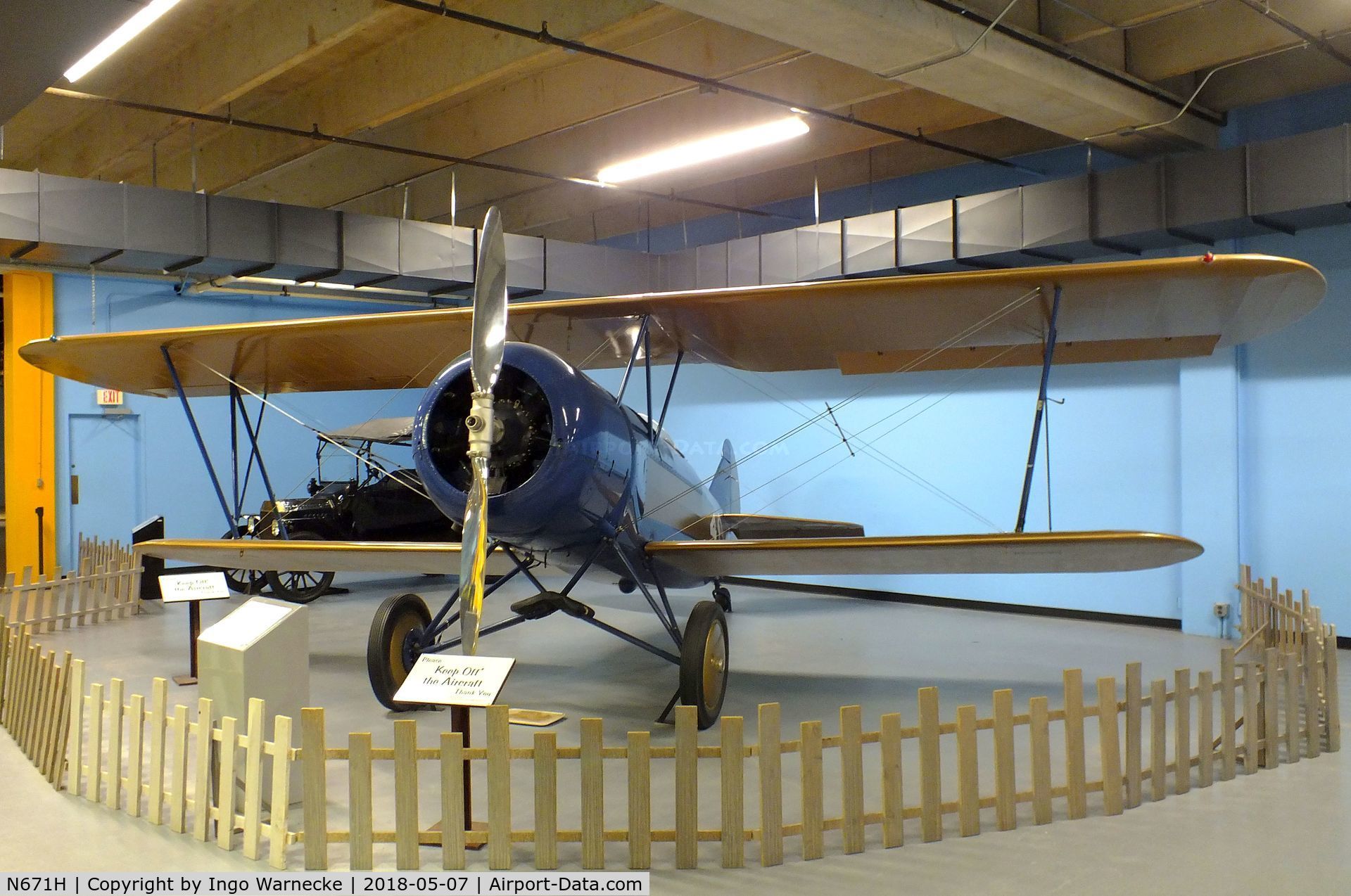 N671H, 1929 Travel Air D-4000 C/N 1266, Travel Air D-4000 at the Science Museum Oklahoma, Oklahoma City OK