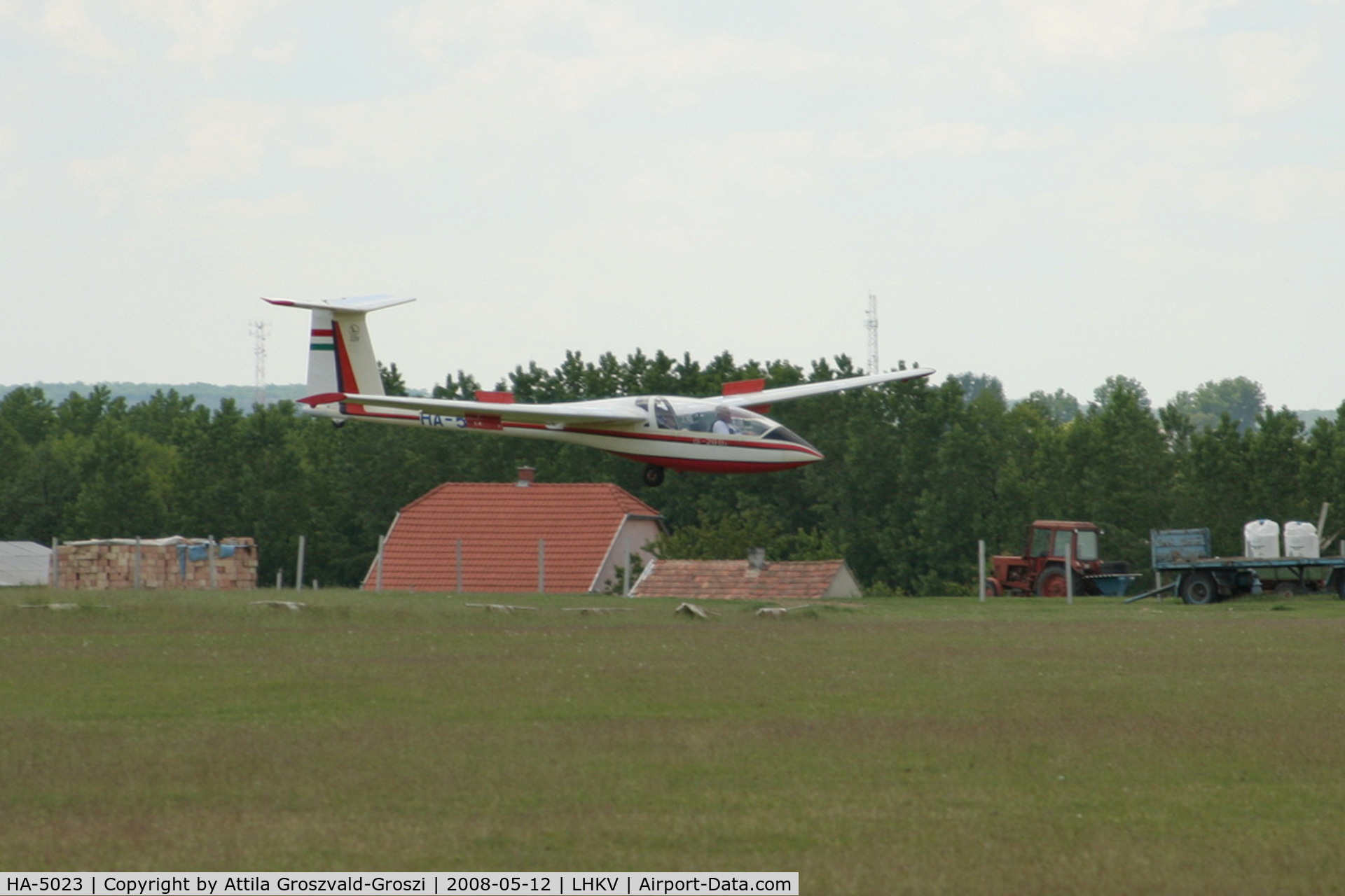 HA-5023, 1981 ICA-Brasov IS-28B2 C/N 329, LHKV - Kaposujlak Airport, Hungary