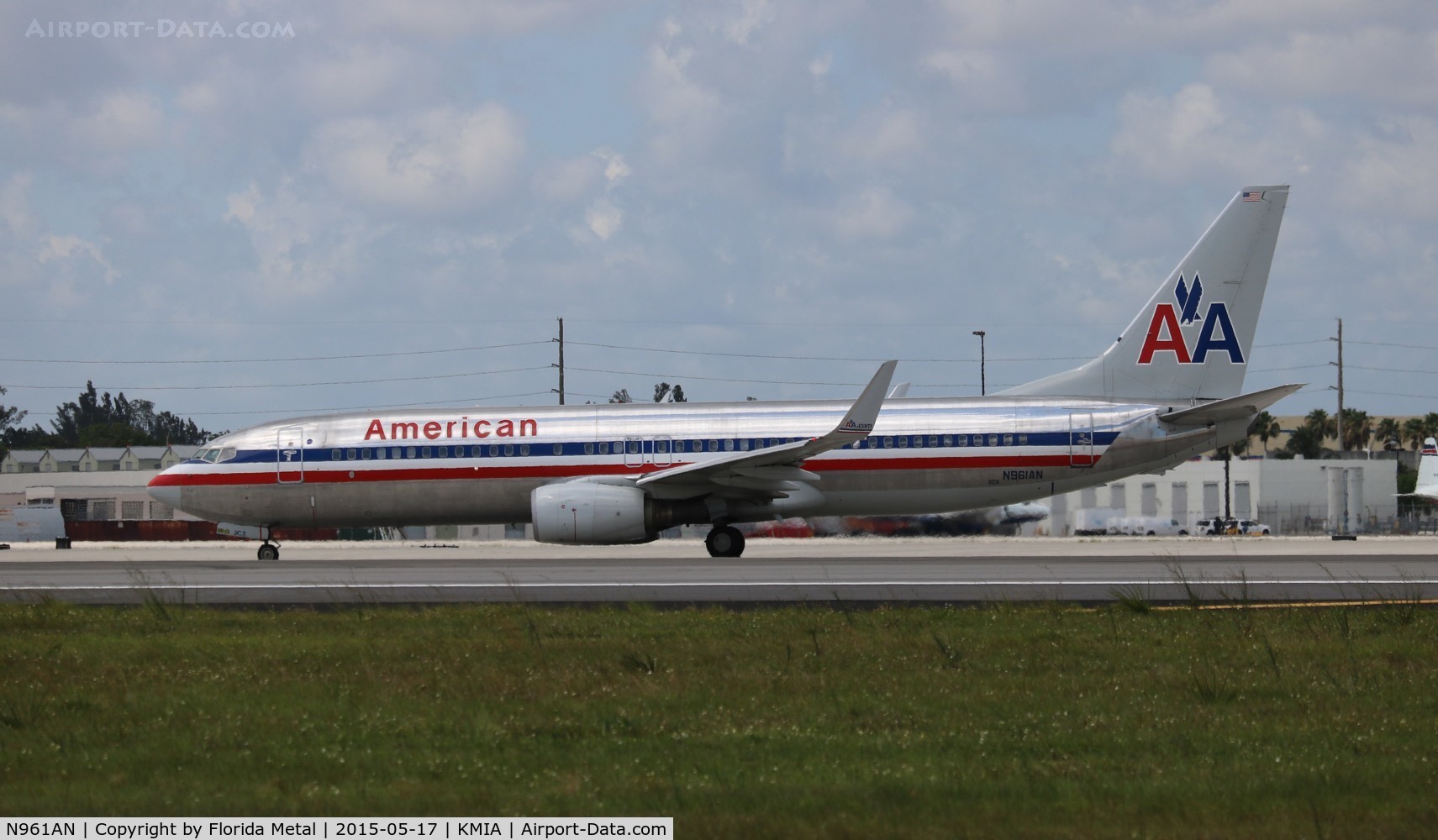 N961AN, 2001 Boeing 737-823 C/N 30092, American