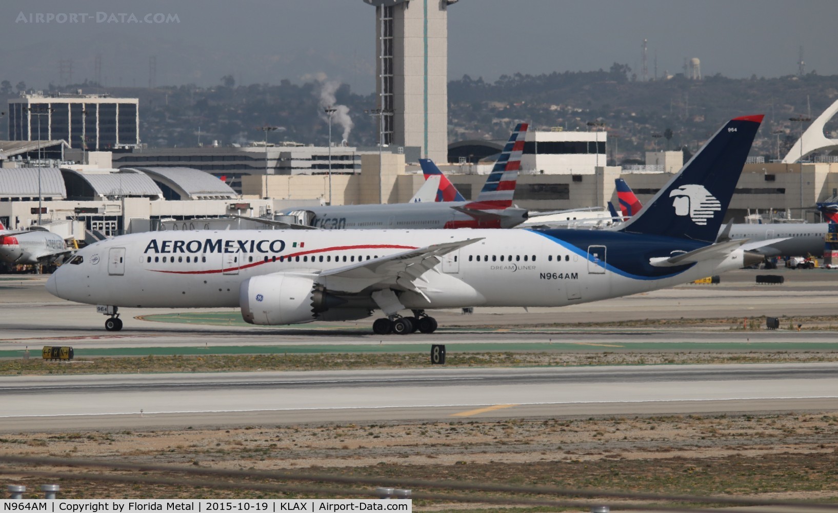 N964AM, 2013 Boeing 787-8 Dreamliner C/N 35307, Aeromexico