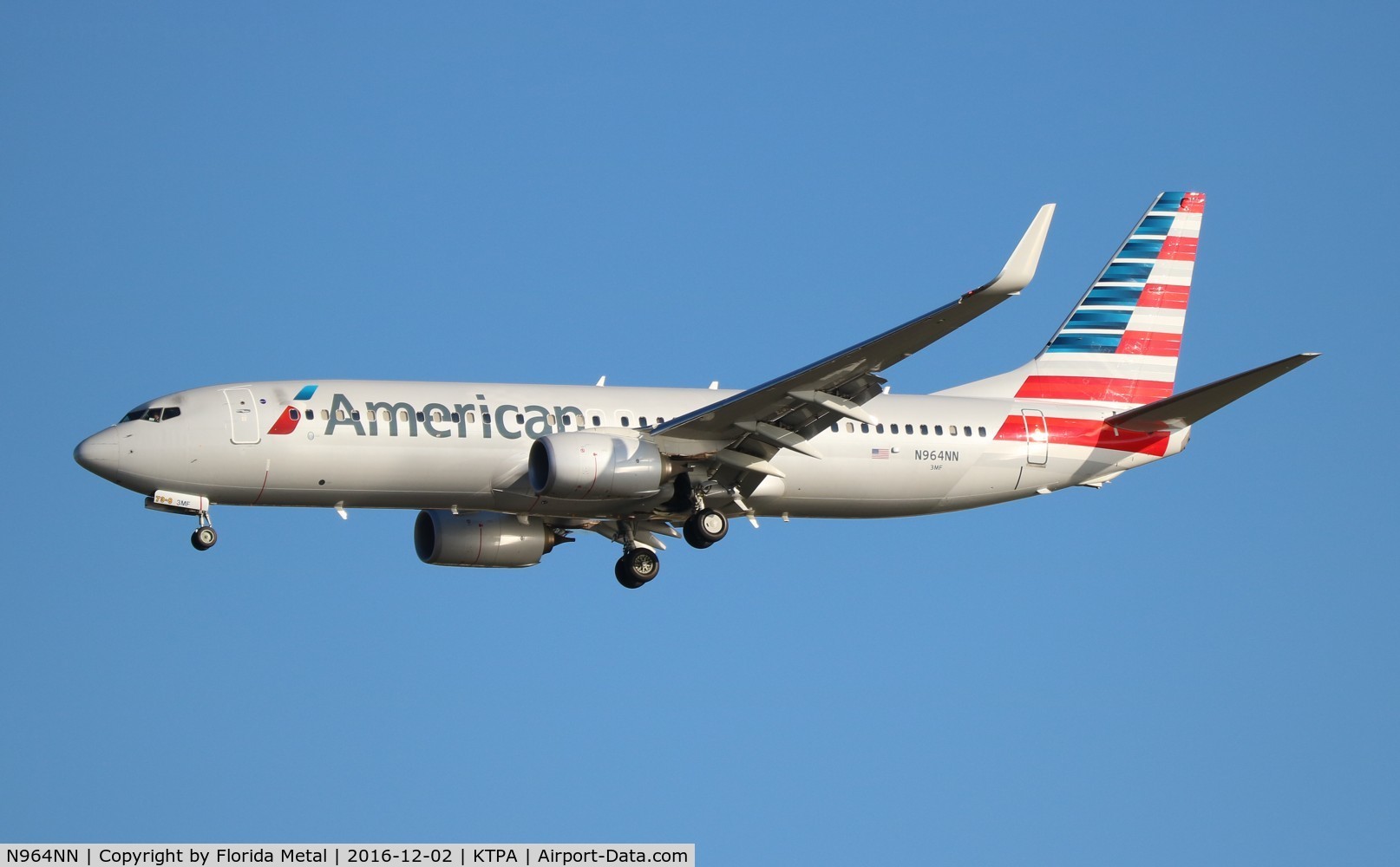 N964NN, 2014 Boeing 737-823 C/N 31210, American