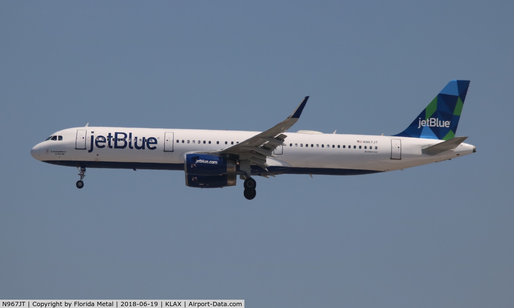 N967JT, 2016 Airbus A321-231 C/N 7257, JetBlue