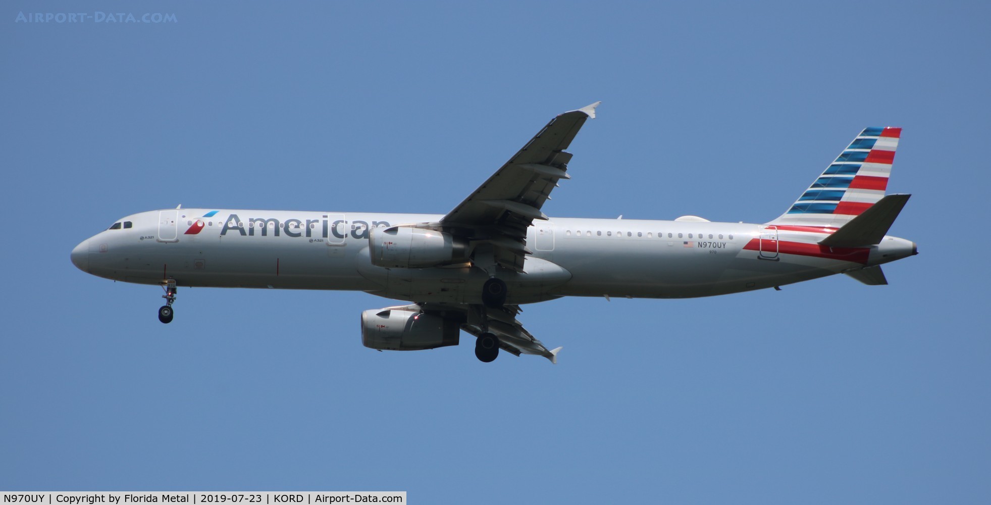 N970UY, 2009 Airbus A321-231 C/N 3924, American
