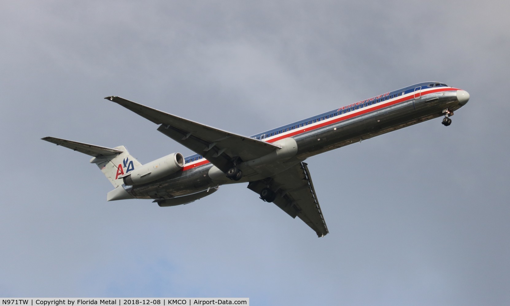 N971TW, 1999 McDonnell Douglas MD-83 (DC-9-83) C/N 53621, American