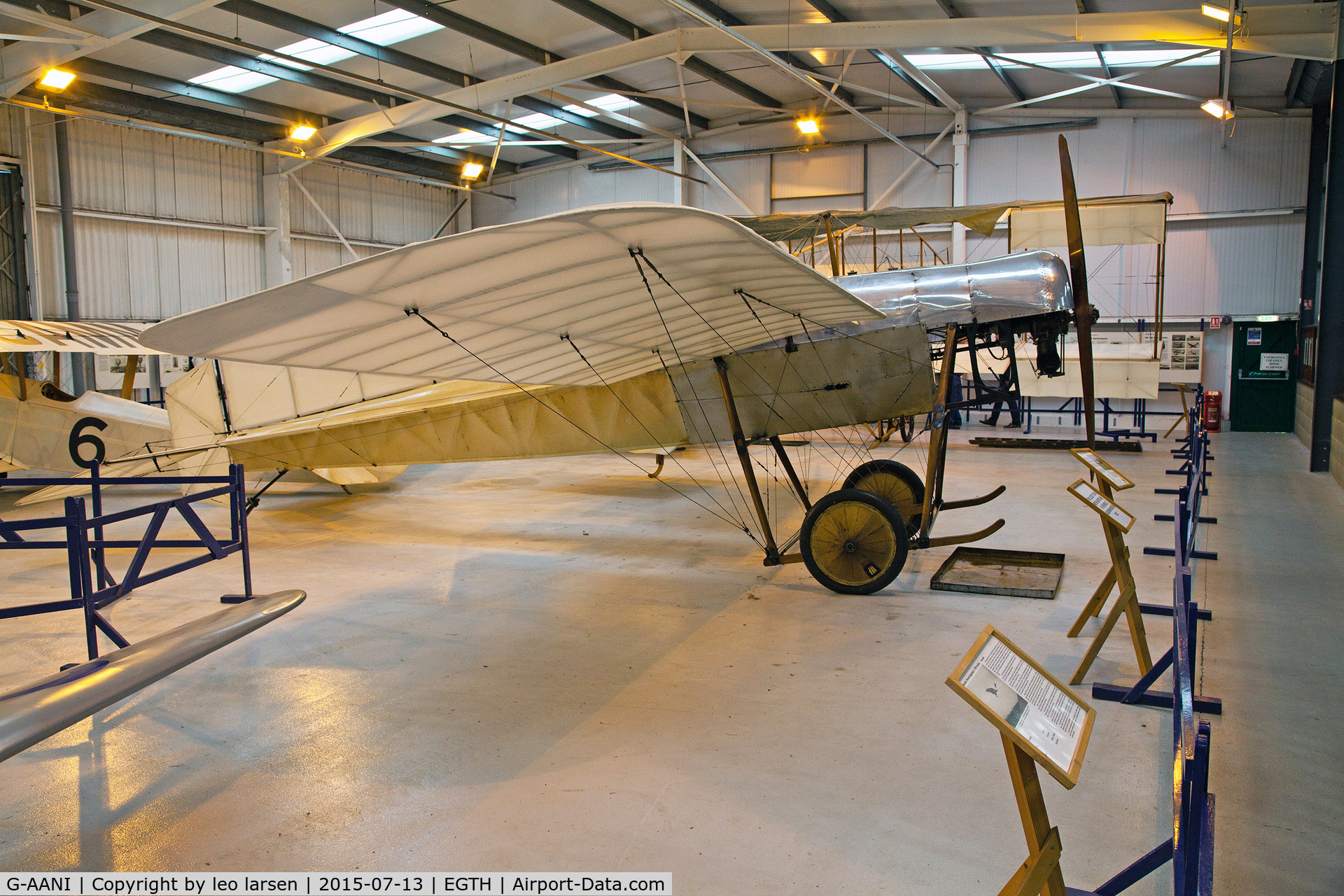 G-AANI, 1912 Blackburn Monoplane C/N 9, Shuttleworth Collection 13.7.2015