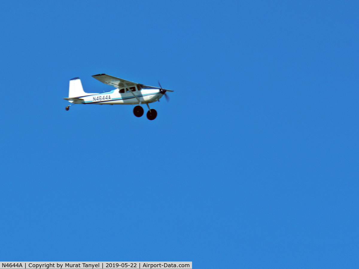 N4644A, 1956 Cessna 180 C/N 32241, While flying over Lynn Canal, AK