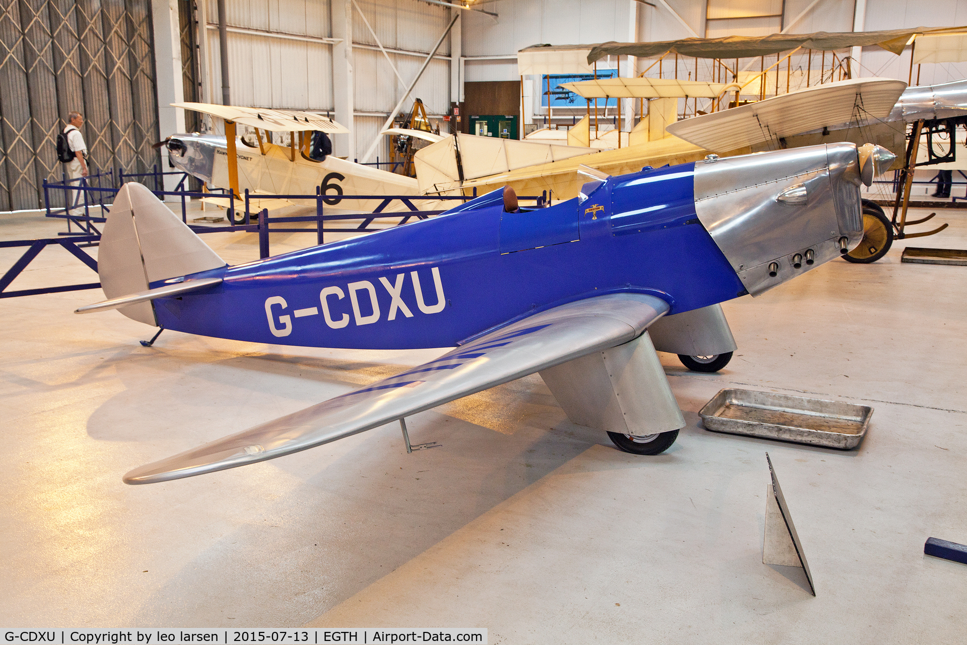 G-CDXU, 2006 Chilton DW1A C/N PFA 225-12038, Shuttleworth Collection 13.7.2015