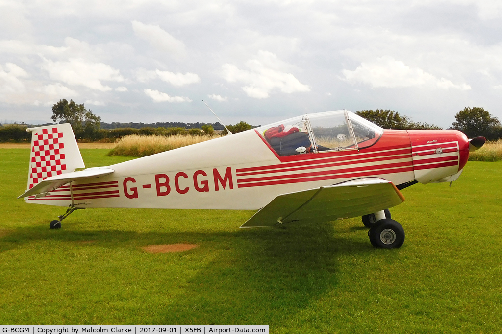 G-BCGM, 1957 Wassmer (Jodel) D-120 Paris Nice C/N 50, Jodel D-120 Paris-Nice G-BCGM Fishburn Airfield, UK. Sep 1 2017