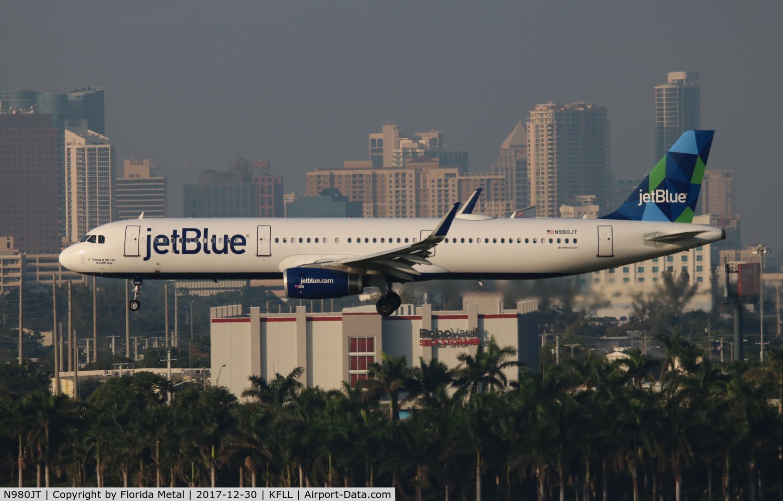 N980JT, 2017 Airbus A321-231 C/N 7631, JetBlue