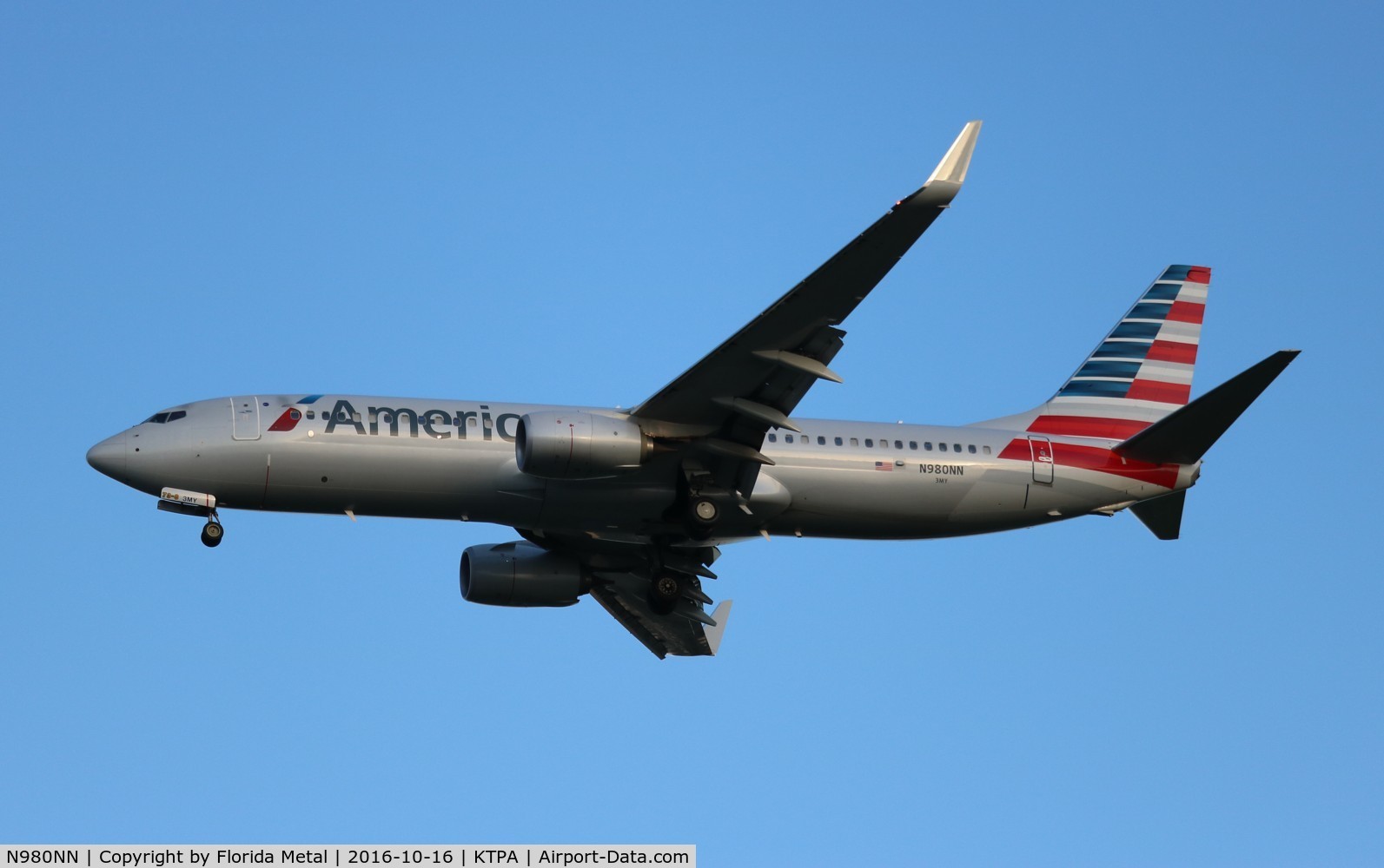 N980NN, 2015 Boeing 737-823 C/N 31229, American