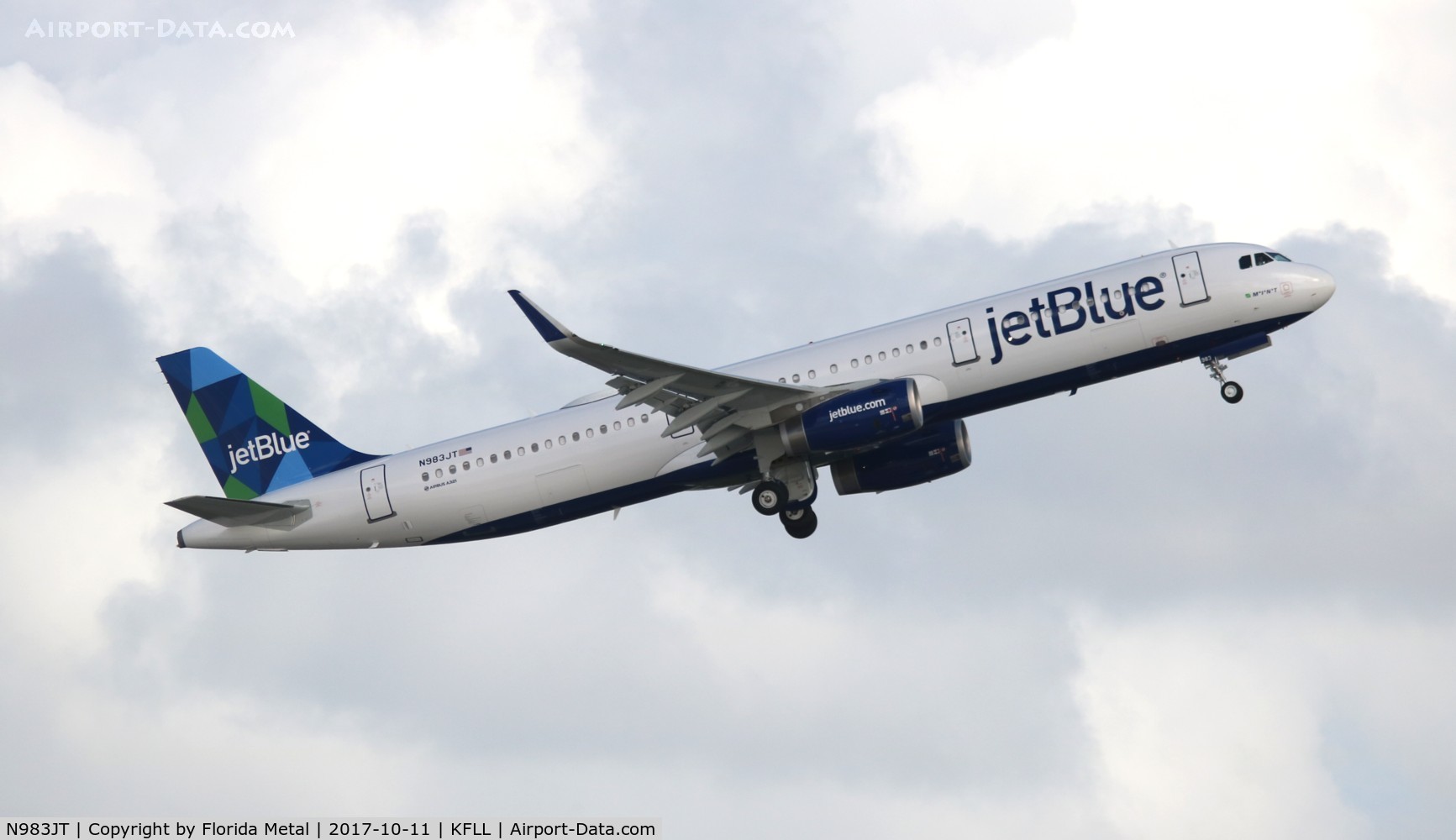 N983JT, 2017 Airbus A321-231 C/N 7739, JetBlue