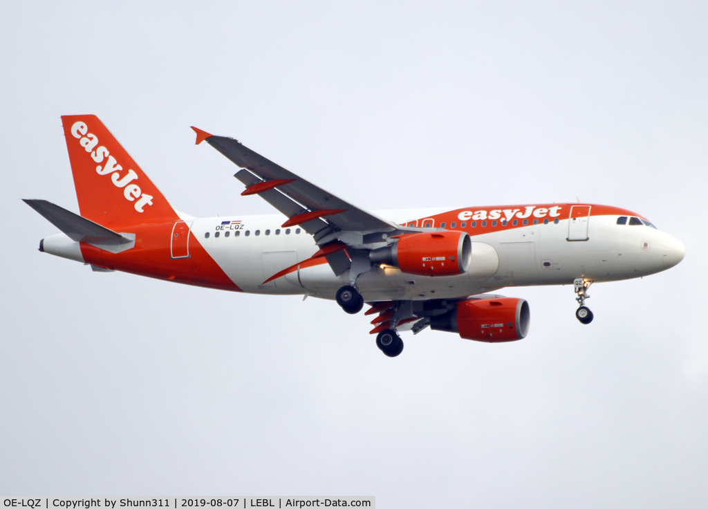 OE-LQZ, 2007 Airbus A319-111 C/N 3059, Landing rwy 07L in new c/s