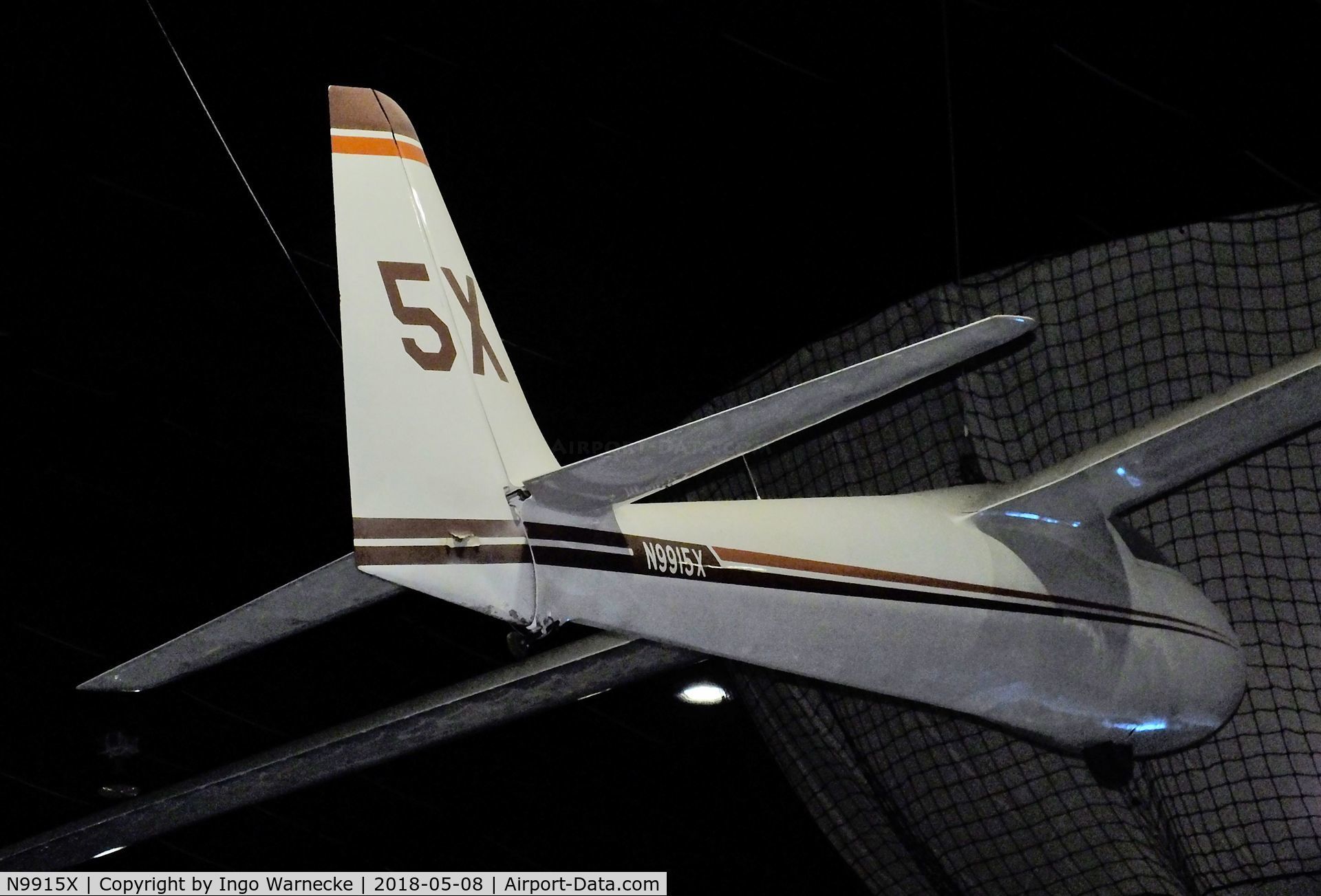N9915X, 1967 Schleicher Ka-6E Rhonsegler C/N 4095, Schleicher Ka 6E Rhönsegler at the Tulsa Air and Space Museum, Tulsa OK