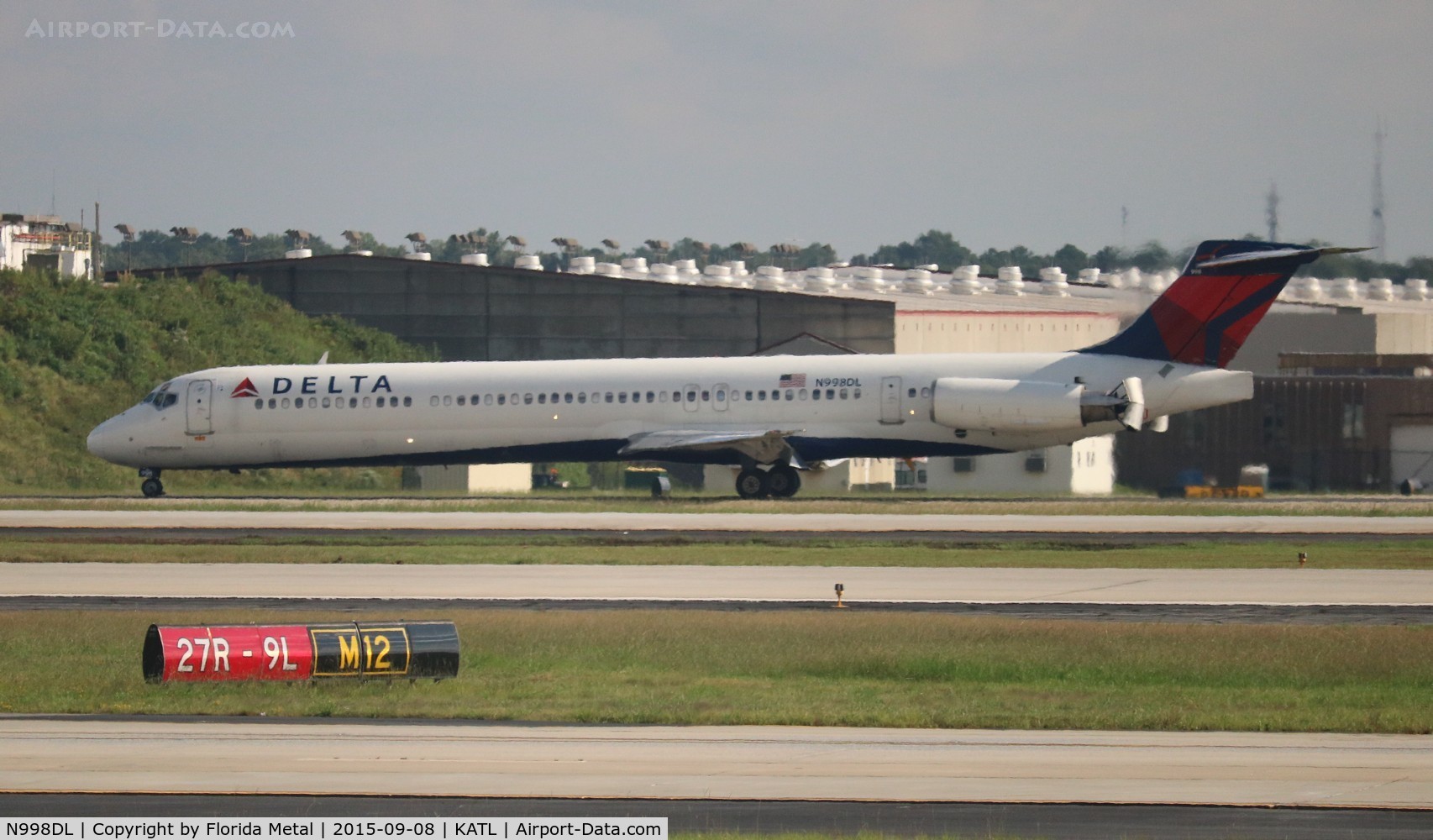 N998DL, 1992 McDonnell Douglas MD-88 C/N 53370, Delta at ATL