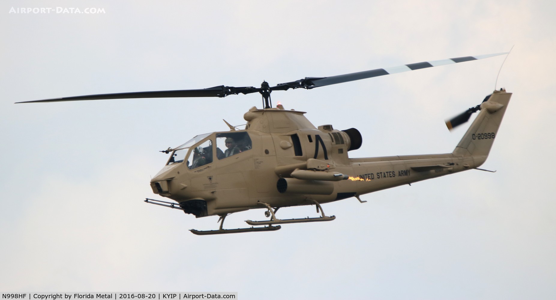 N998HF, 1971 Bell AH-1F Cobra C/N 71-20998, Cobra at YIP