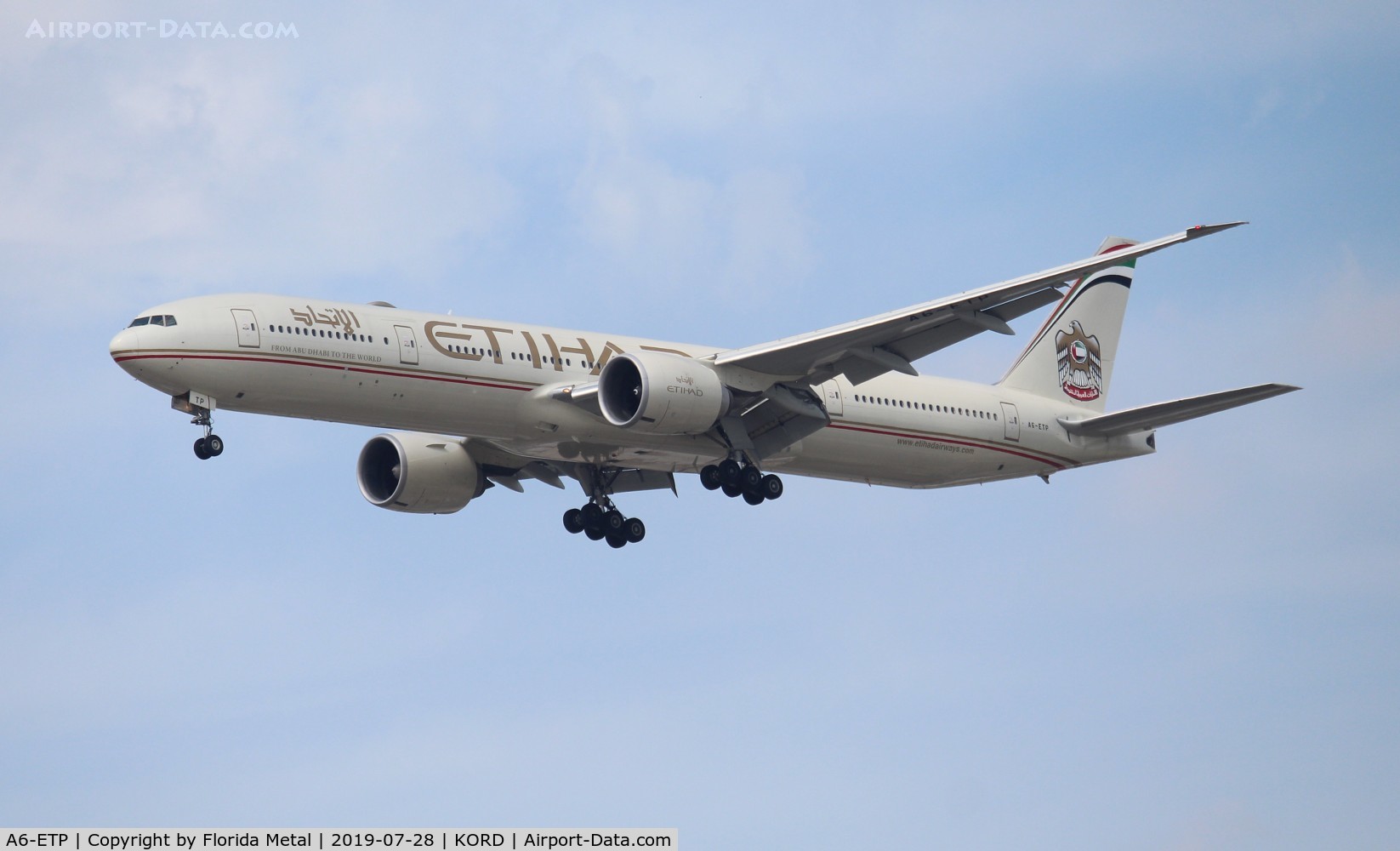 A6-ETP, 2013 Boeing 777-3FX/ER C/N 41699, ORD spotting
