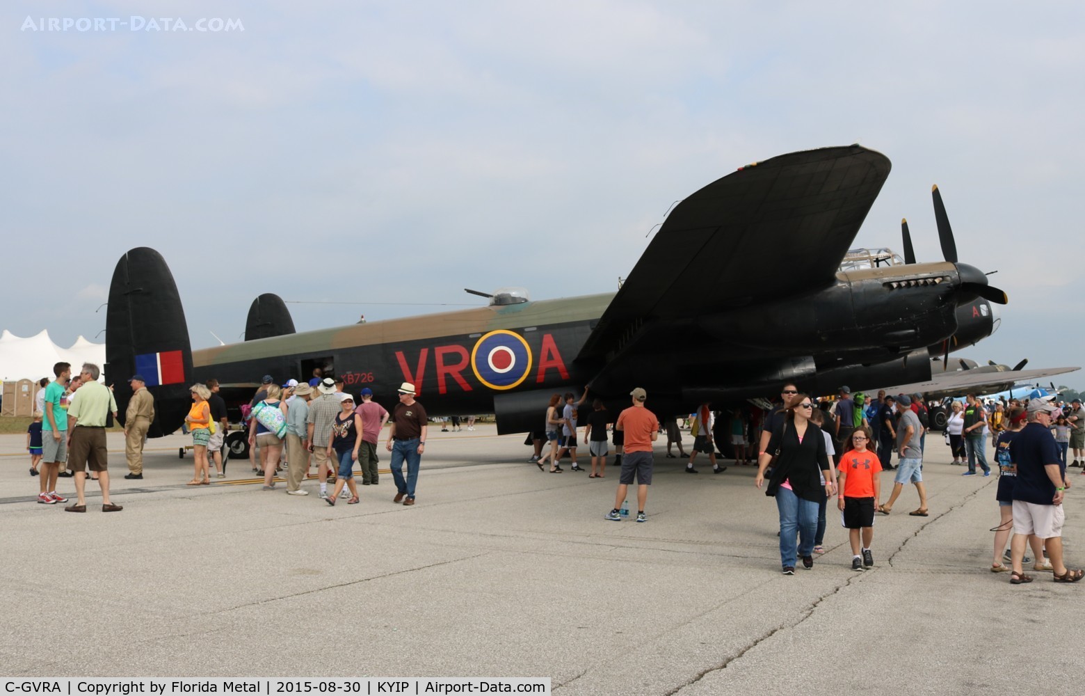 C-GVRA, 1945 Victory Aircraft Avro 683 Lancaster BX C/N FM 213 (3414), YIP Thunder Over Michigan 2015