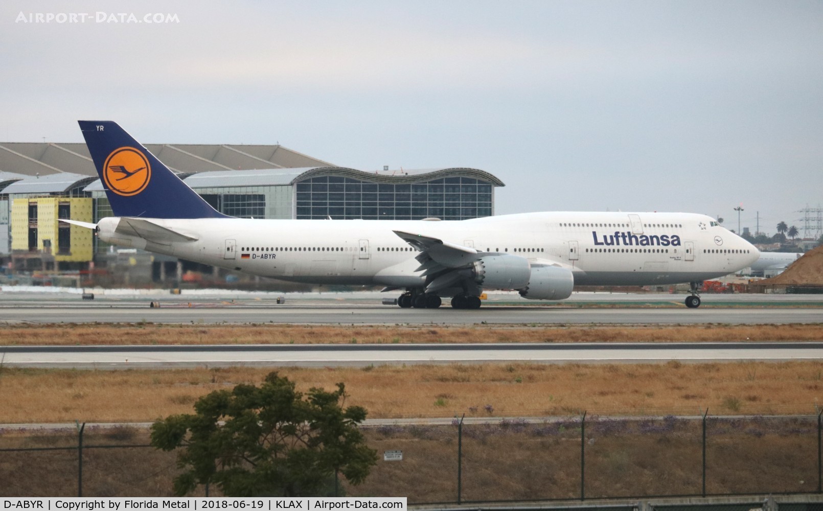 D-ABYR, 2014 Boeing 747-830 C/N 37842, LAX spotting
