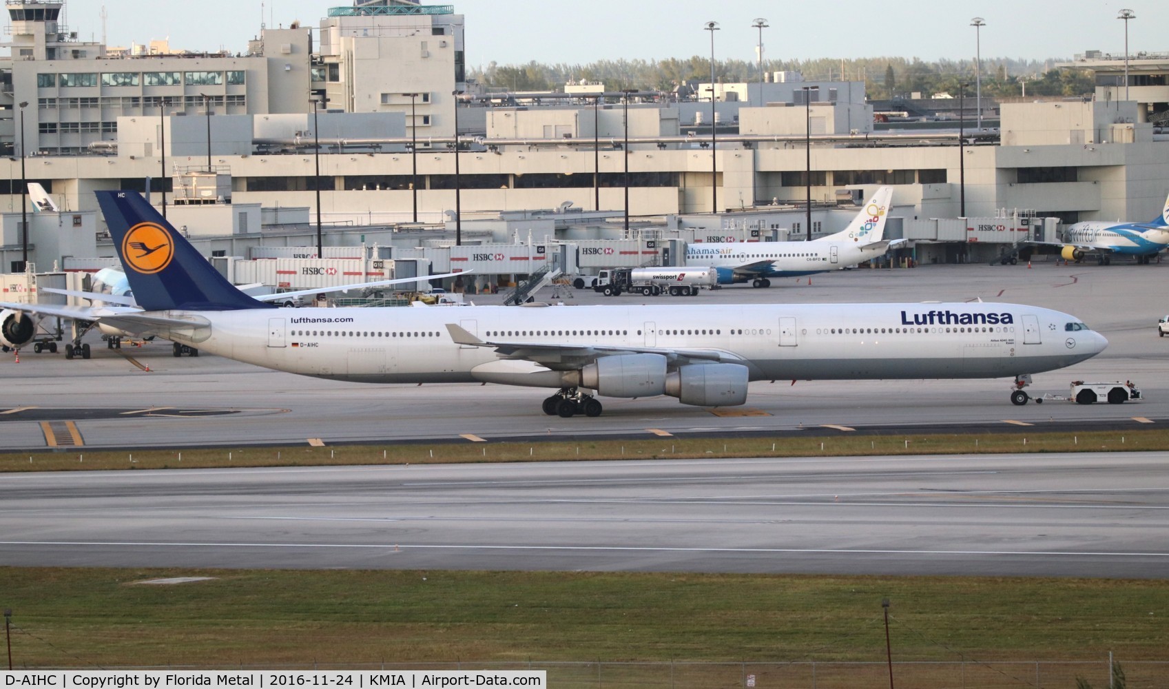 D-AIHC, 2003 Airbus A340-642 C/N 523, MIA spotting