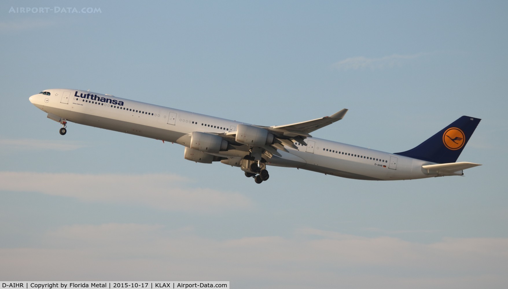 D-AIHR, 2007 Airbus A340-642 C/N 794, LAX spotting