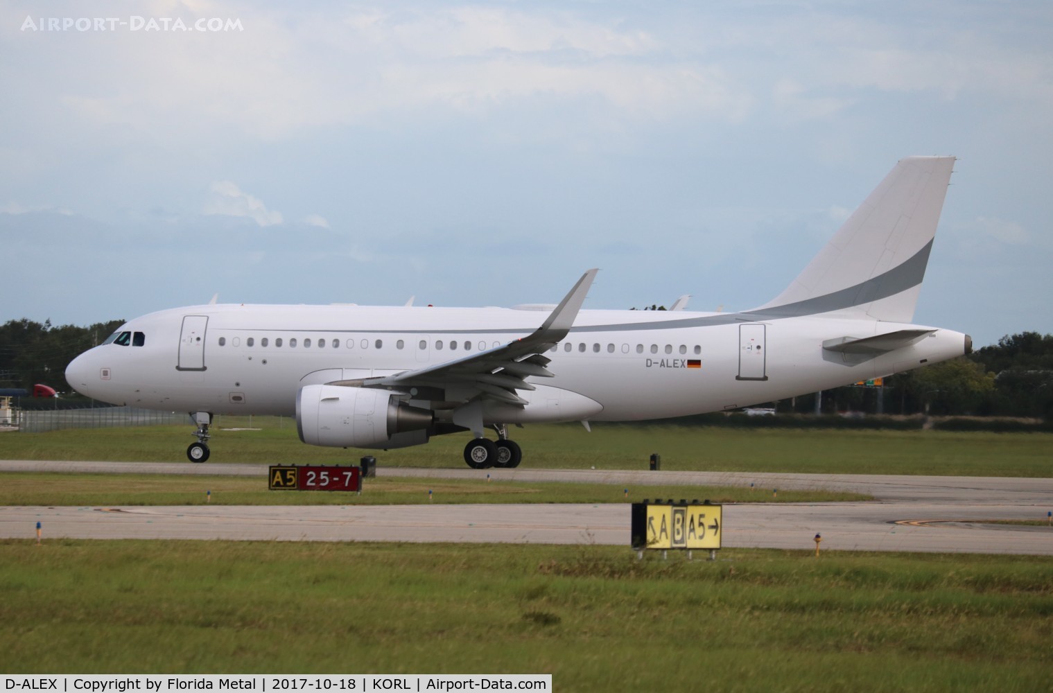 D-ALEX, 2014 Airbus A319-115(CJ) C/N 5963, ORL spotting
