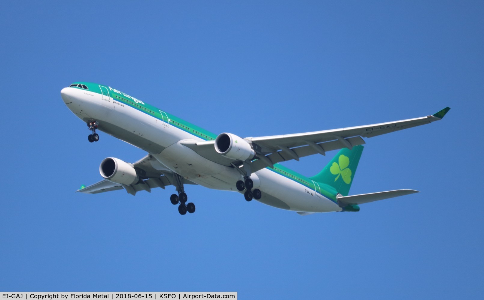 EI-GAJ, 2017 Airbus A330-302 C/N 1791, SFO 2018