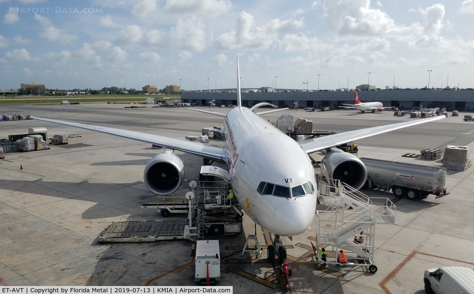 ET-AVT, 2018 Boeing 777-F60 C/N 65476, MIA 2019