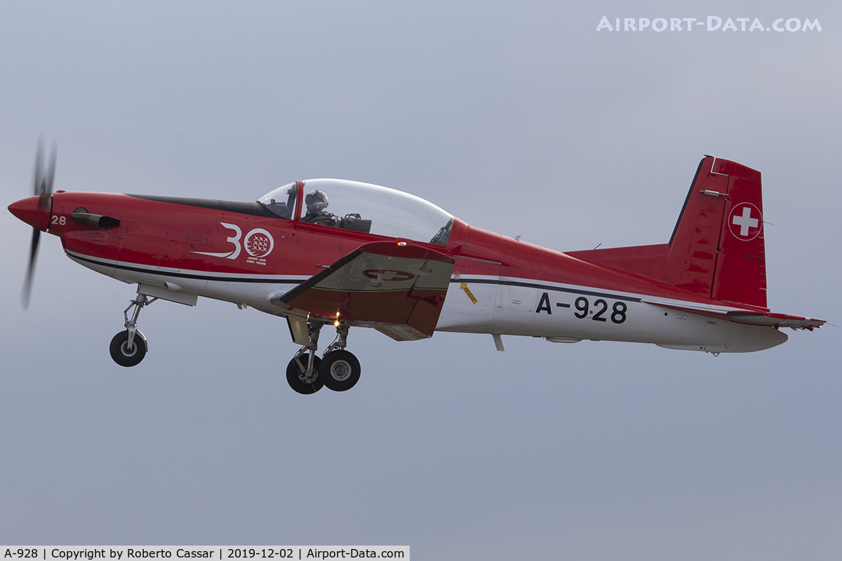 A-928, 1983 Pilatus PC-7 Turbo Trainer C/N 336, Payerne Air Force Base (LSMP)