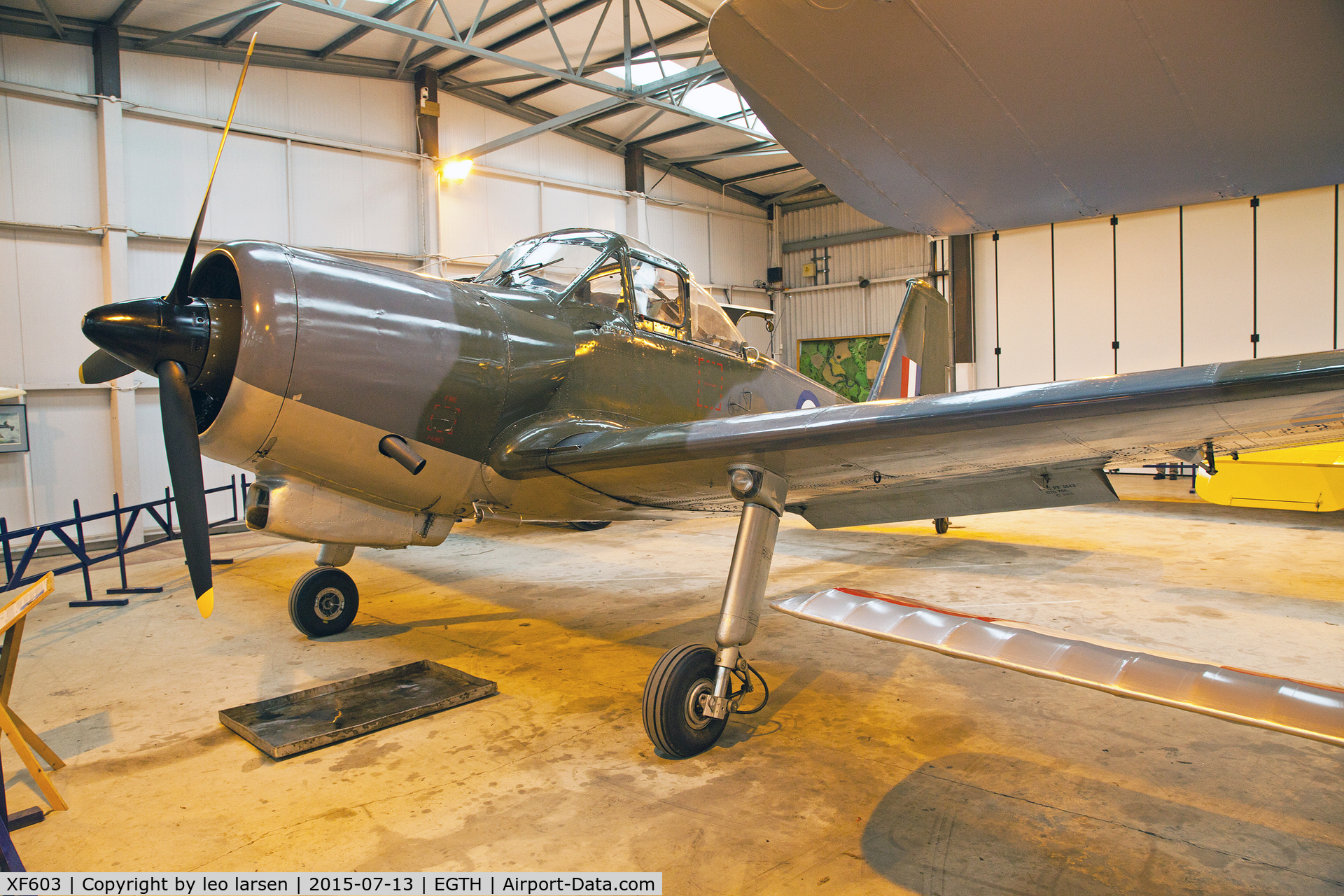 XF603, 1955 Percival P-56 Provost T.1 C/N PAC/56/311, Shuttleworth Collection 13.7.2015